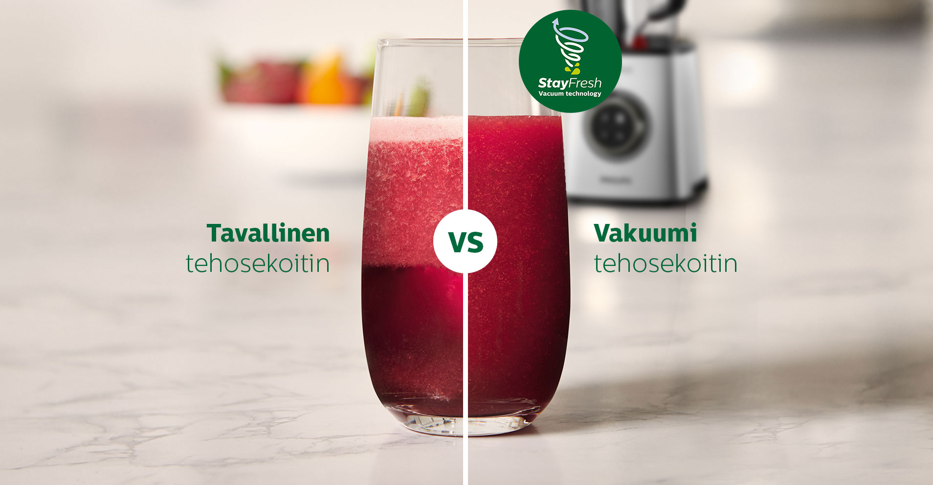 Tehosekoitin tyhji&ouml;toiminnolla