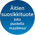 &Auml;itien eniten suosittelema merkki