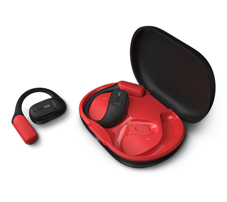 Philips A6709 T&auml;ysin langattomat open-ear-urheilukuulokkeet
