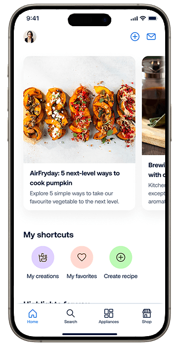&Auml;lypuhelin, jossa on henkil&ouml;kohtainen HomeID-aloitusn&auml;ytt&ouml;