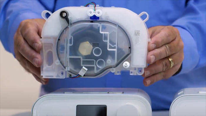 Philips Respironicsin ensimm&auml;isen sukupolven vaihtolaitetta koskevat tiedot