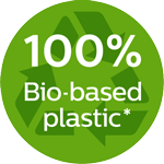 Philips Eco Conscious edition, 100-prosenttisesti biopohjaisesta muovista